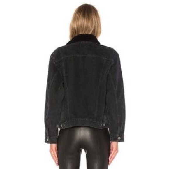 AGOLDE Harper Faux Sherpa Jacket - Picture 3 of 9